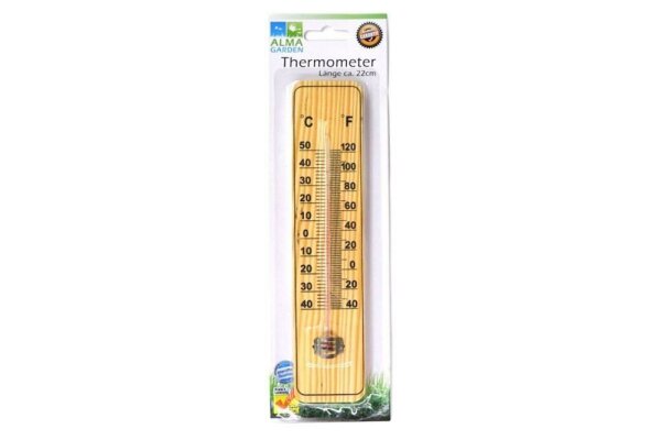 Thermometer Naturholz 22cm