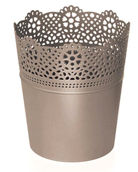Übertopf Dm18cm Mocca Lace