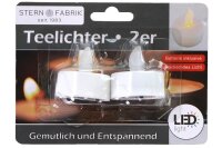 Teelichter 2er LED weiß