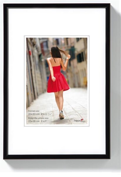 Styling Kunststoff-Rahmen 30x40cm SCHWARZ