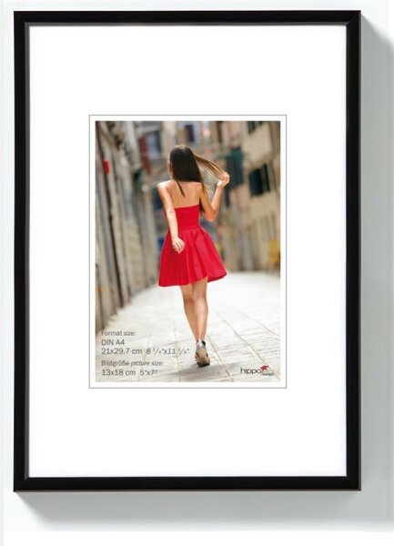 Styling Kunststoff-Rahmen 70x100cm SCHWARZ