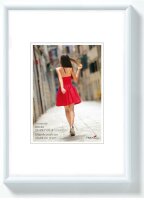 Styling Kunststoff-Rahmen 70x100cm WEISS