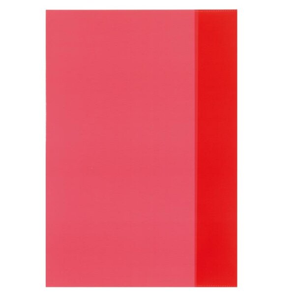 Hefthülle A4 rot transparent