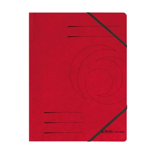 Eckspanner-Mappe rot A4 Karton