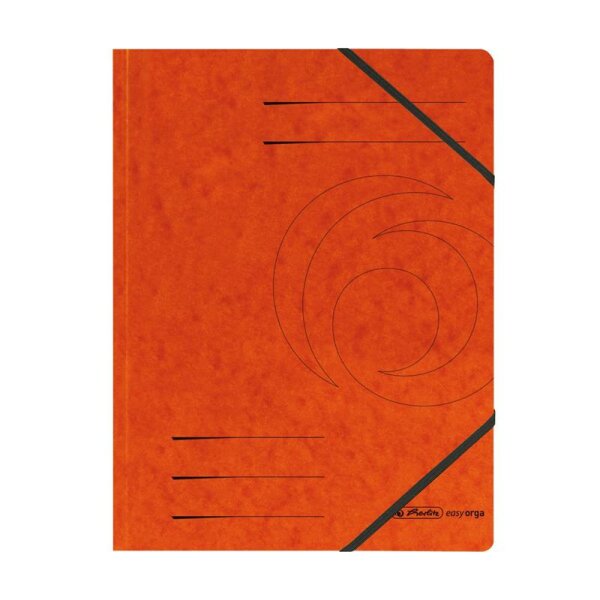 Eckspanner-Mappe orange A4 Karton