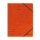 Eckspanner-Mappe orange A4 Karton