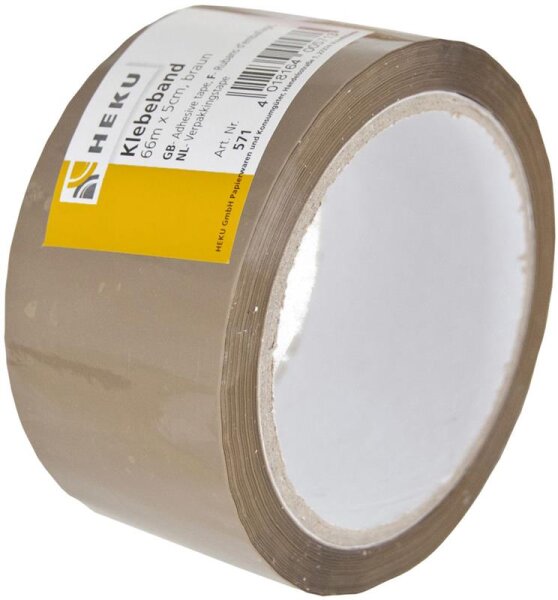 Paketklebeband 55mmx66m braun 48µ