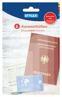 Ausweishüllen-Sortiment 6tlg. f.Ausweis,Scheckkarte,KFZ...