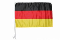 Autofahne Fahne Flagge 30x45 cm Deutschland mit Halterung...