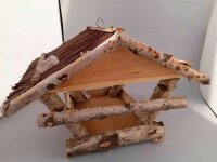 Vogelhaus Futterstelle hängend m. Erledach 38x32x26/29cm