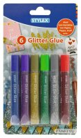 Glitter Glue 6er BLK