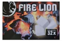 Kohlenanzünder 32er Würfel "Fire Lion"