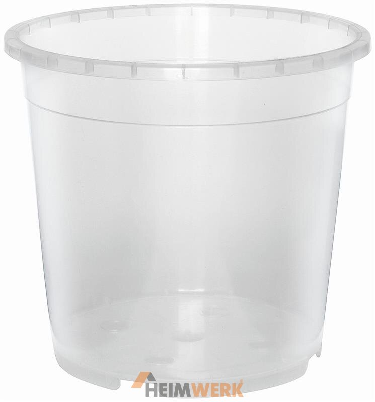 Vaso Per Orchidee In Plastica Trasparente 17 Cm - Geli Thermo Plastic, Polipropilene, Universale