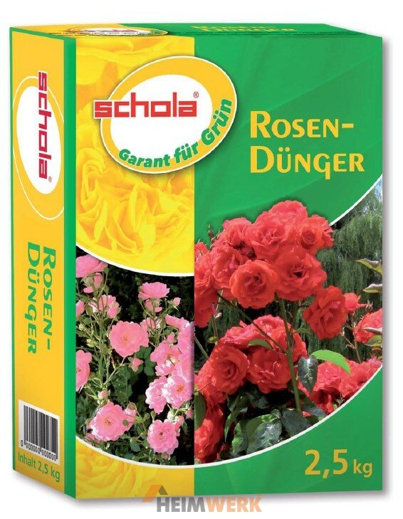 Schola Rosendünger Hochwertiger Dünger für gesunde und blühende Rosen