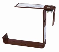 Blumenkasten-Halter (mont.) TYP B einfach braun