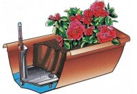 AQUA Toscana 60cm mit WAZ terracotta