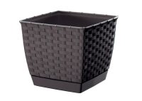 Pflanztopf RATOLLA SQUARE 19x22x22cm dunkelbraun