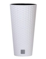 Pflanztopf 30x57cm weiß Tubus