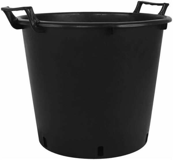Pflanzcontainer mit Griff ca. 40cm schwarz