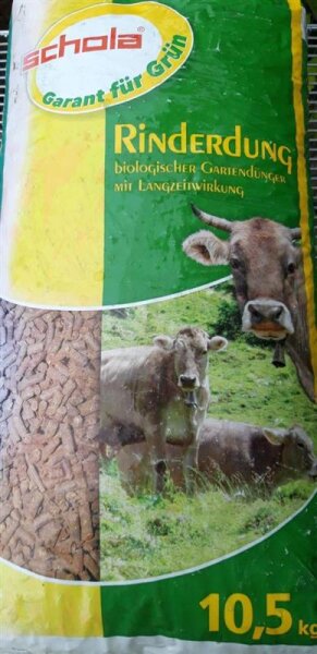 Rinderdung 10,5 kg Pellets