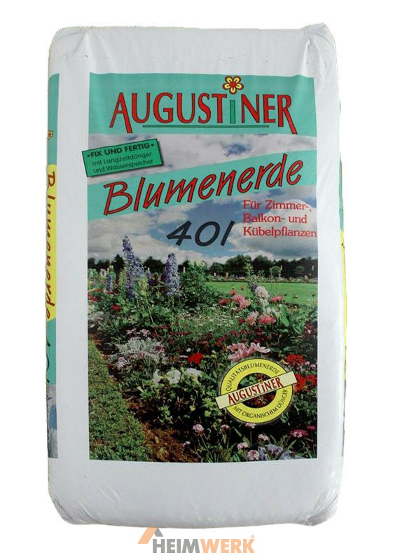 Blumenerde 40 Liter Hochwertiges Substrat für Zimmerpflanzen und Gartenbl