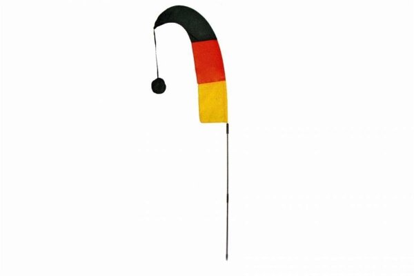 Gartenfahne Deutschland 220cm Teleskopspieß WM