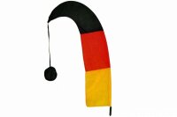 Gartenfahne Deutschland 220cm Teleskopspieß WM