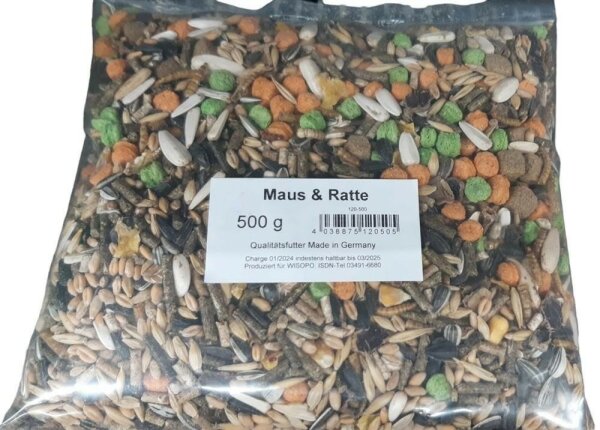 Mäuse & Rattenfutter 500g Beutel