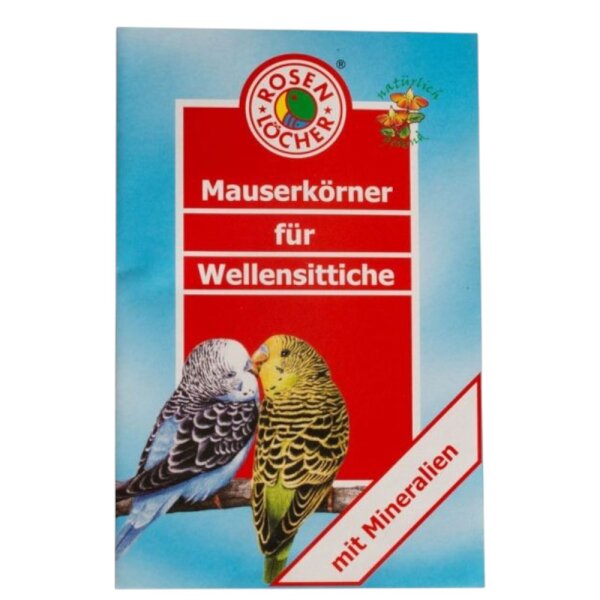 Mauserkörner für Wellensittiche 25g ROSENLÖCHER