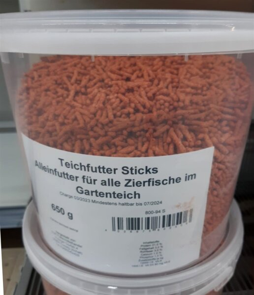 Teichsticks 650g im Eimer