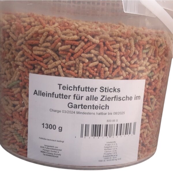 Teichsticks 1,3kg/10 Liter im Eimer