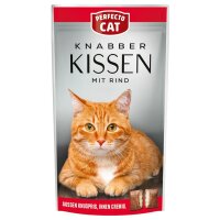 Perfecto Cat Feine Knabber Kissen mit Rind 50g