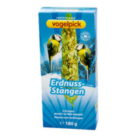 Erdnuss-Stangen 2er 180g Faltschachtel/Schale Vogelpick