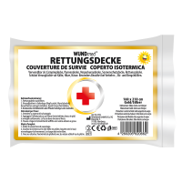 Rettungsdecke 160x210cm Gold-Silber