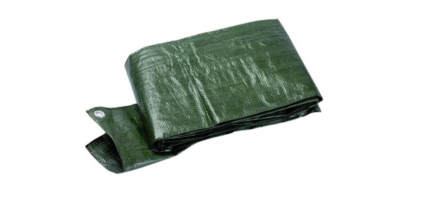 Schutzplane leicht 4x5m 90g/m² mit Aluminiumösen