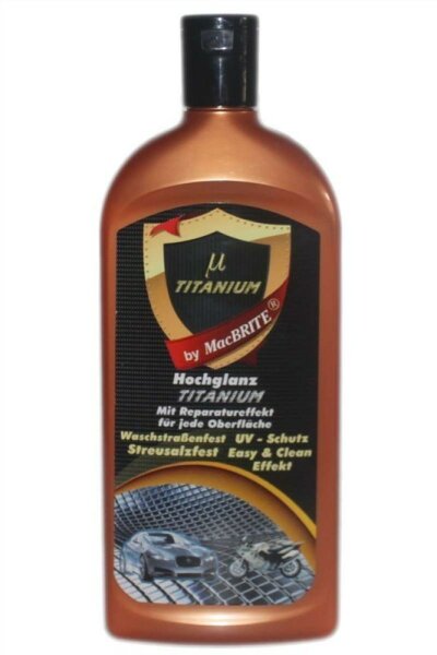 µ Titanium Hochglanz-Autopolitur mit Repair-Effekt Politur 500 ml by MacBrite