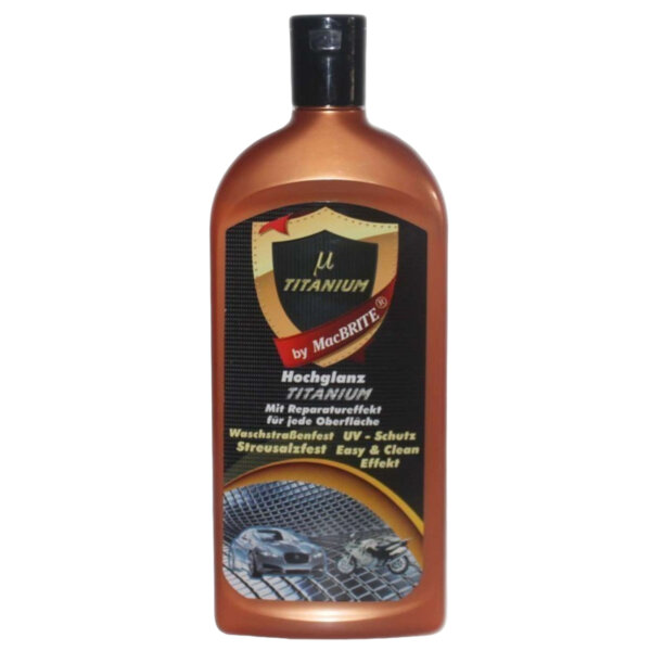 µ TITANIUM by MacBRITE Autopolitur Hochglanz-Politur mit Repair-Effekt 500ml