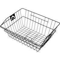 Fahrradkorb City schwarz 400x310x180mm 22 Liter Gepäckträgermontage