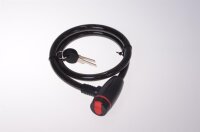 Fahrrad-Spiralkabelschloss 80cm/12mm