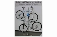 Fahrrad-Wandständer für 2 Fahrräder zum Anlehnen an die Wand 67x48x212cm