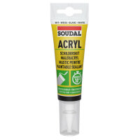 Maleracryl 10min Express 80ml Tube weiss SOUDAL