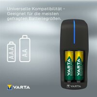 Varta Mini Charger f.bis zu 2 AA/AAA Batterieladegerät