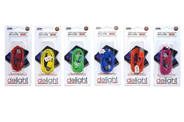 Lade-Datenkabel universal bunt