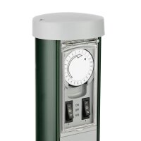 GC Zeitschaltuhr-Steckdose, 10 m Zul. H07RN-F, grün-grau