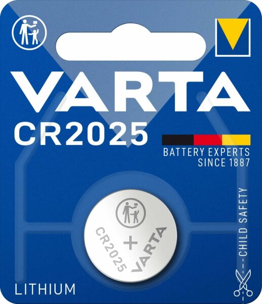 Varta Knopfzellen CR2025 1er