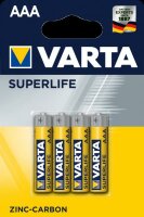 Varta Batterien Micro/AAA/ LR03 Superlife 4er