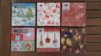 Servietten 16/20er 33x33 Duni 3lg. versch.Motive