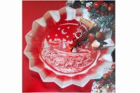 Weihnachtsteller „Silent Night“ Sternform...