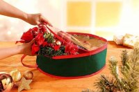Kranzgarage Ø42cm Aufbewahrung für Adventskranz