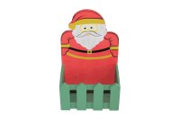 Weihnachtsmannbox Holz 19x18x9cm ideal zum Befüllen